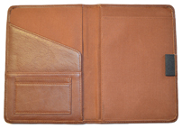 British Tan Classic Leather Sketchbook Inside